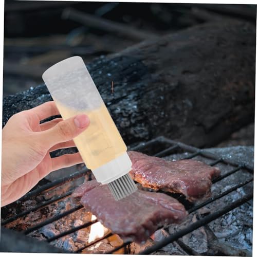 Cabilock - Oil Vinegar Dispenser with Brush 2-Pack