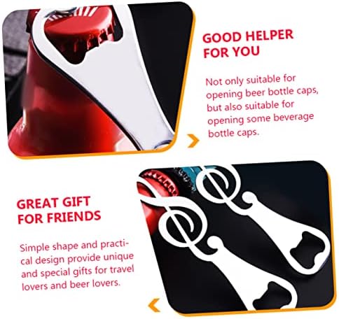 4-Pack Stainless Steel Bottle Opener Set for Wine Beer More