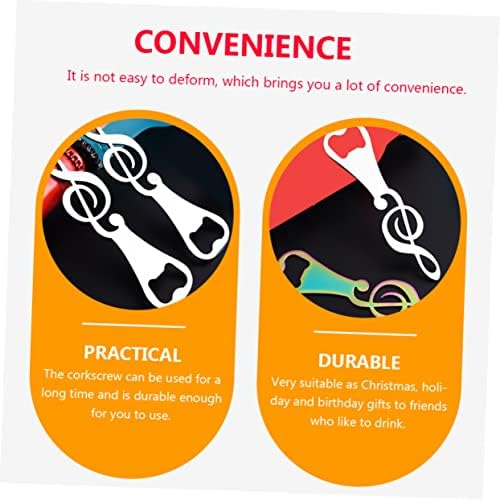 4-Pack Stainless Steel Bottle Opener Set for Wine Beer More