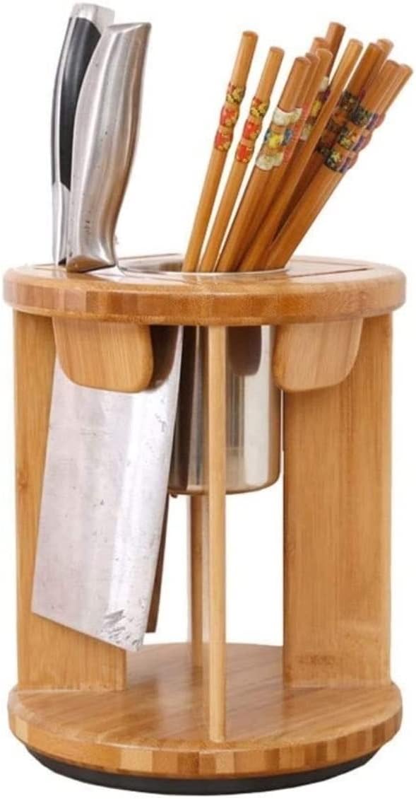 Rutavm Bamboo Kitchen Knife Holder