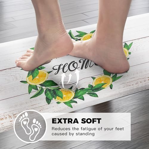 KOKHUB Anti-Fatigue Kitchen Mat Soft Cushioned for Standing Use