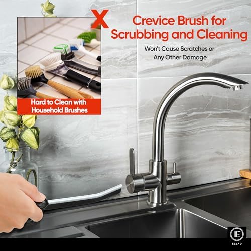 5-Piece Crevice Cleaning Brush Set for Multifunctional Cleaning