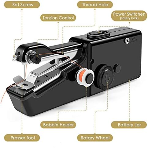 SiddenGold - Mini Portable Electric Sewing Machine Perfect for Beginners