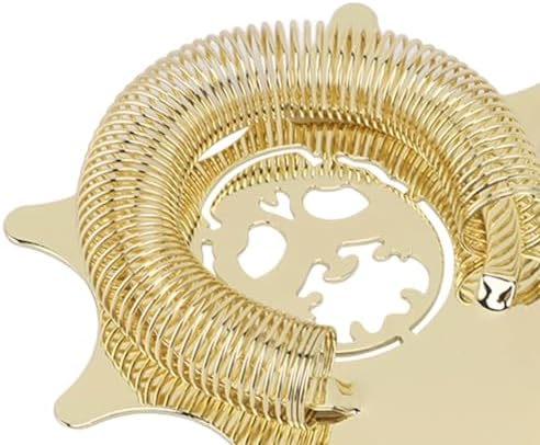 Multifunctional Detachable Professional Bar Strainer for Bartenders Gold