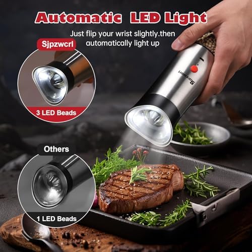 Manual Electric Salt Pepper Grinder Set
