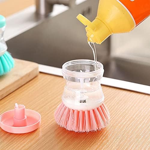 Invoda 3-Piece Soap Dispenser Palm Brushes