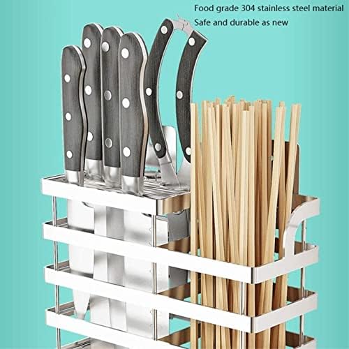 Sturdy Kitchen Knife Holder with Eco-Friendly Drain Pan