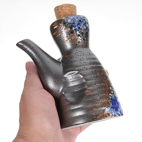 CALLARON Japanese Style Ceramic Vinegar Soy Sauce Bottle
