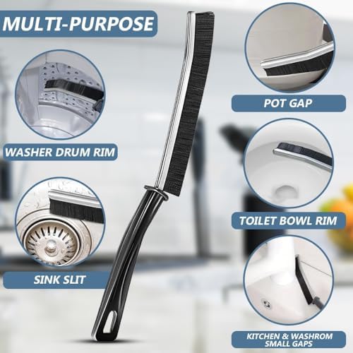 Guardian of the Grout Hard-Bristle Crevice Cleaning Brush Set