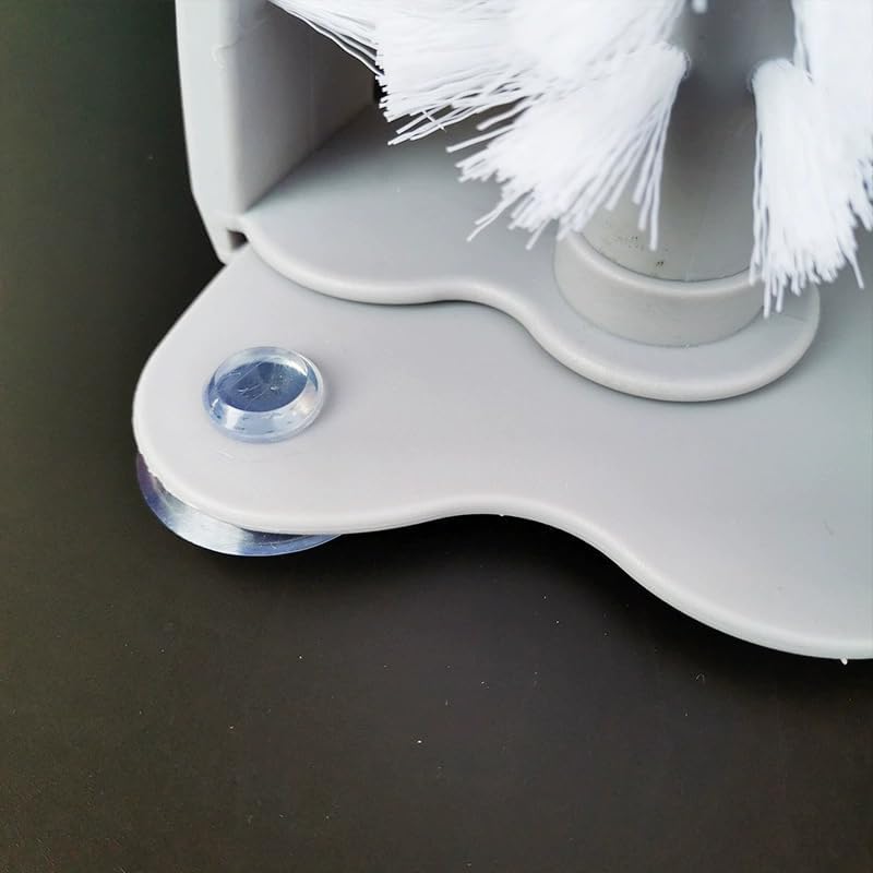 Wall-Mounted 360-Degree Kitchen Cup Brush Automatic Glass Cleaner