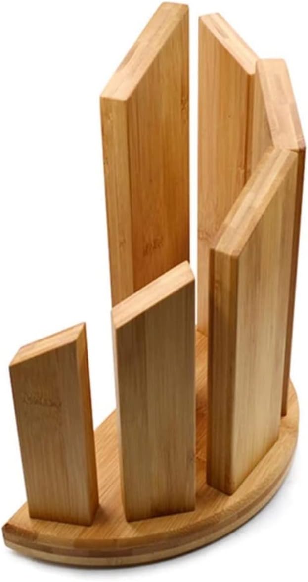 ZAEGO Magnetic Knife Block Wooden Holder
