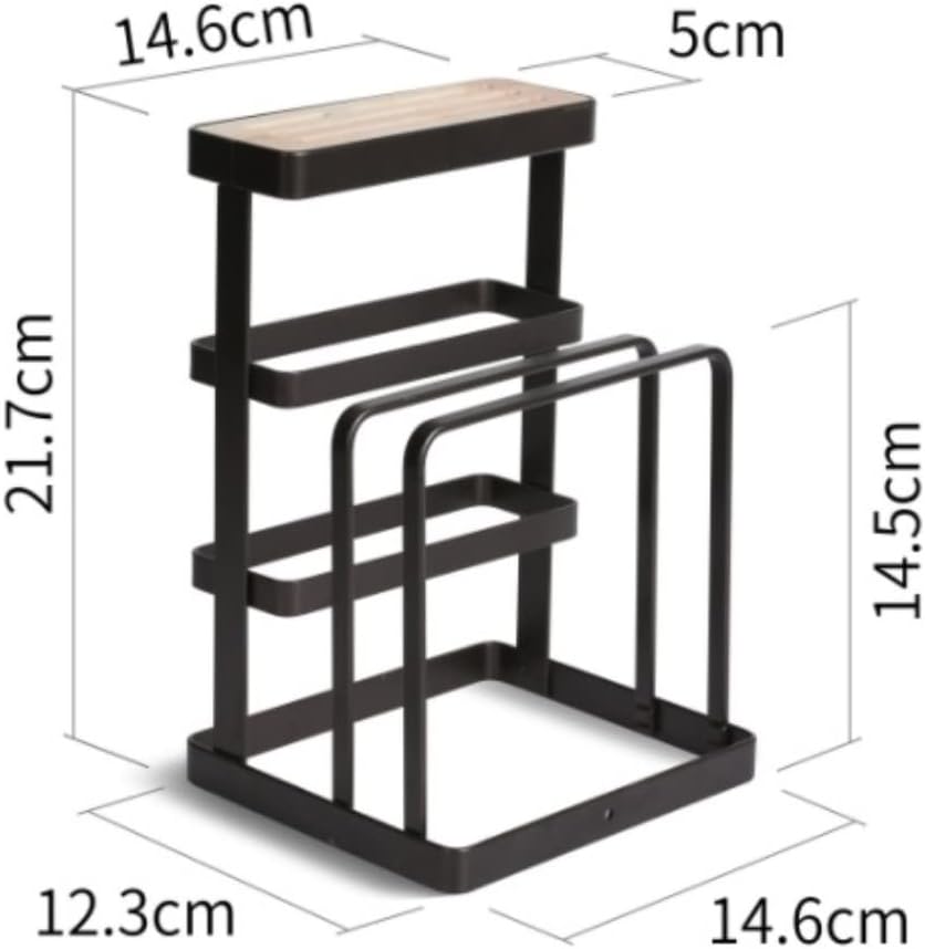 Sturdy Metal Knife Block for Kitchen Storage