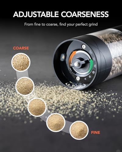 FORLIM Electric Salt Pepper Grinder Set