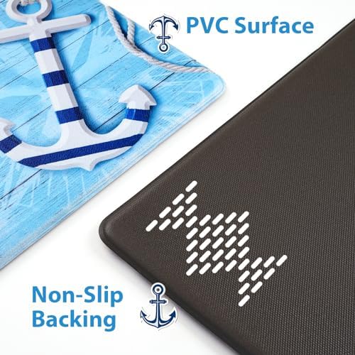 Perfect Coastal Comfort Mat for Kitchen Standing