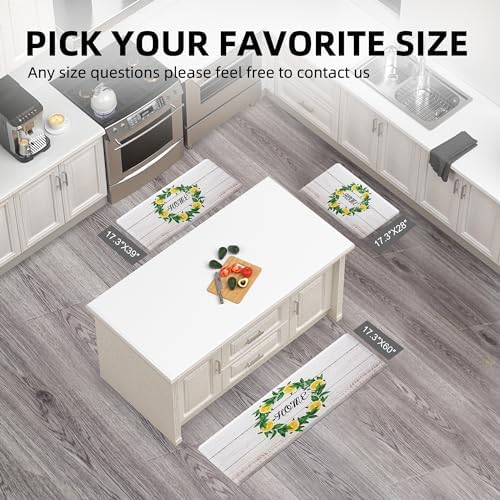 KOKHUB Anti-Fatigue Kitchen Mat Soft Cushioned for Standing Use