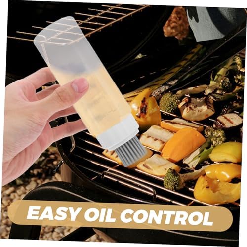 175ml Transparent Silicone Kitchen Condiment Bottles Set of 2