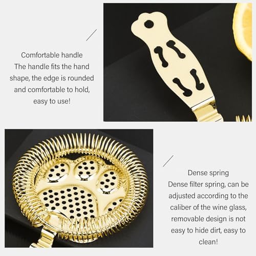 Stainless Steel Bar Strainer Professional Cocktail Tool