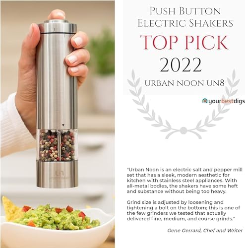 Elegant Battery Operated Salt Pepper Generator Set