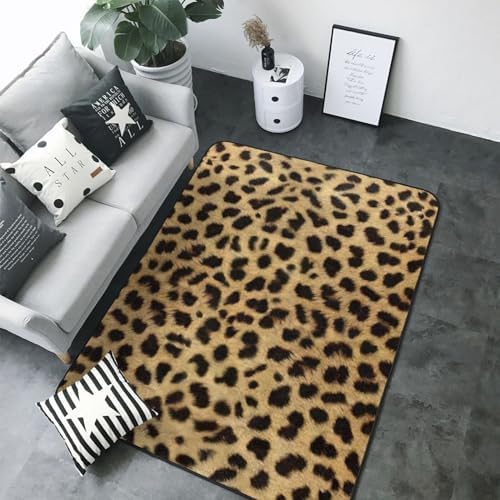 Leopard Animal Print Non-Slip Floor Mat