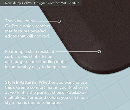 GelPro 34 Ergo-Foam Kitchen Mat Soft Durable