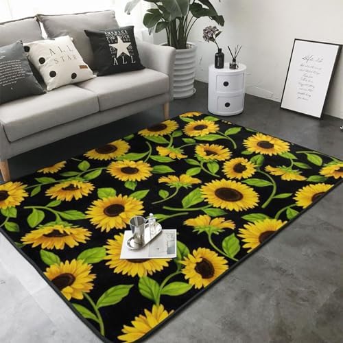 Breaux Sunflower Non-Slip Floor Mat80x58