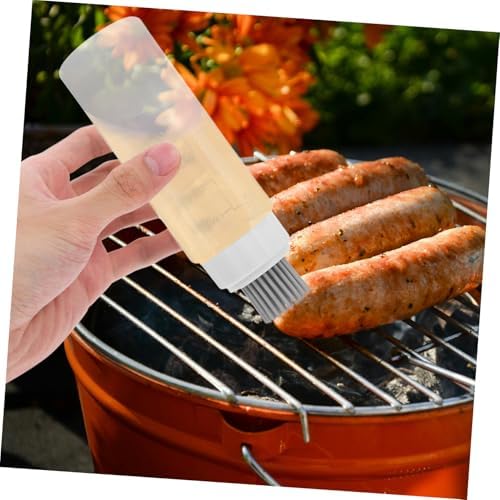 Cabilock - Oil Vinegar Dispenser with Brush 2-Pack
