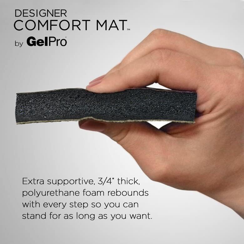 GelPro Designer Comfort 34 inch thick anti-fatigue kitchen floor mat
