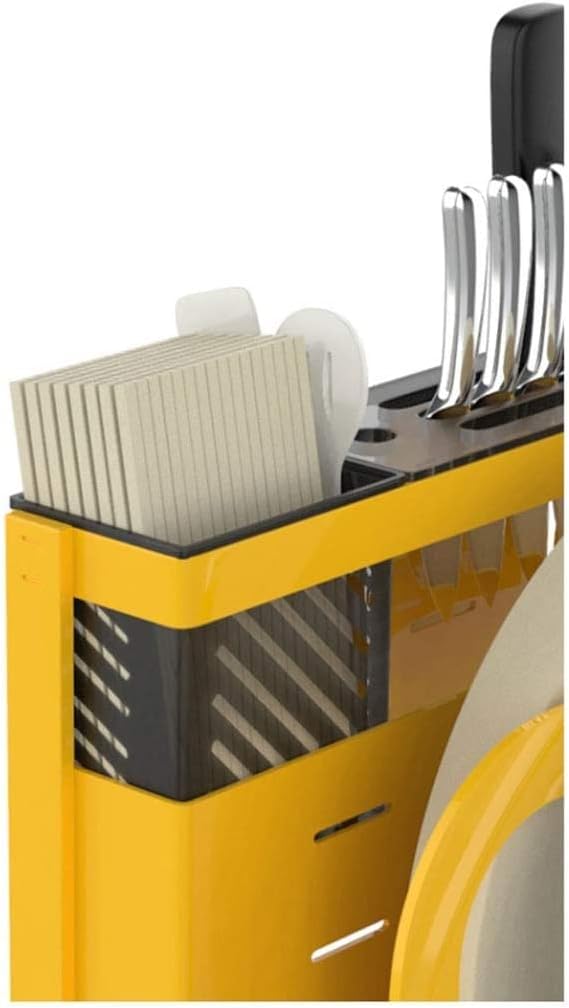 Stainless Steel Kitchen Knife Holder with Tiered Design