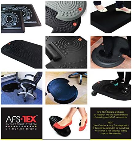 Floortex AFS-TEX 3000X Anti-Fatigue Mat 39x20 Black