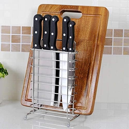Sturdy Kitchen Knife Holder Set with Stainless Steel Design