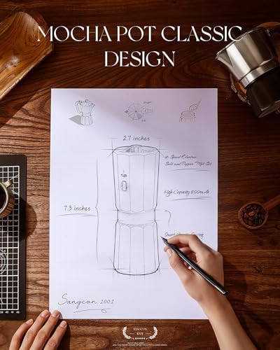Compact Durable and Versatile Electric Salt and Pepper Grinder Set
