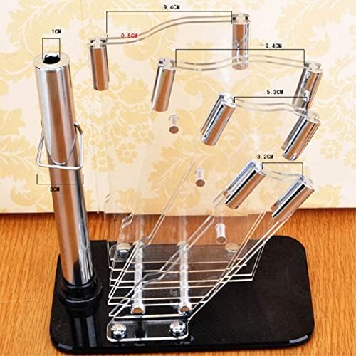 KA755 Creative Transparent Acrylic Knife Holder Kitchen Tool for Counters