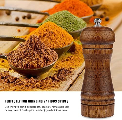 Powstro 5-inch Adjustable Ceramic Pepper Grinder