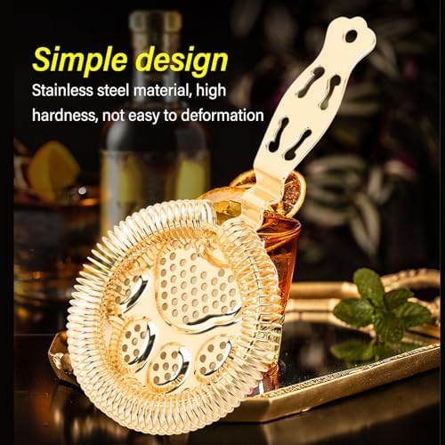 Stainless Steel Bar Strainer Professional Cocktail Tool