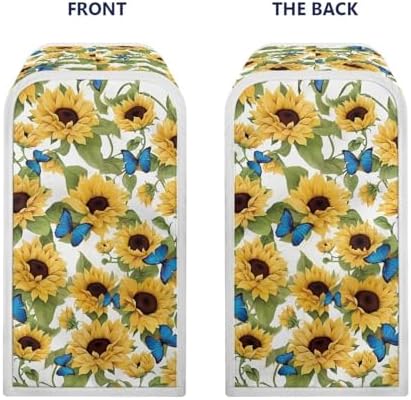 Blue Butterfly Sunflowers Electric Can Opener Cover