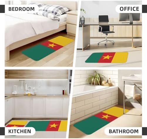 Cameroon Flag Kitchen Mats