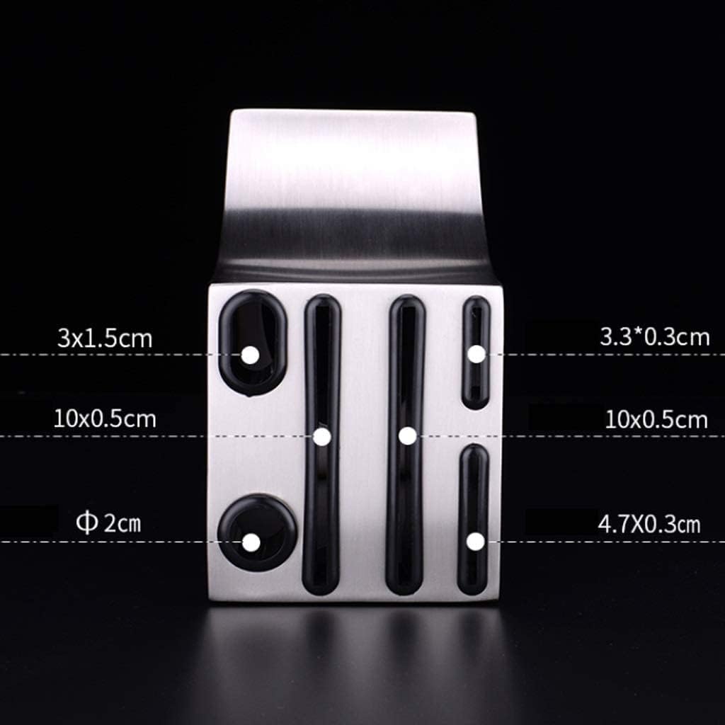 ZAEGO Kitchen Knife Holder Storage Block 304 Stainless Steel