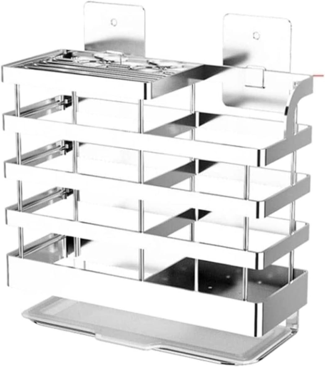 Sturdy Kitchen Knife Holder with Eco-Friendly Drain Pan