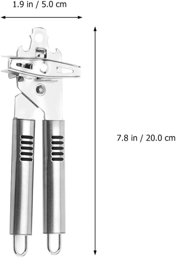 Hemoton Electric Can Opener Stainless Steel PP Material Compact Ergonomic Design