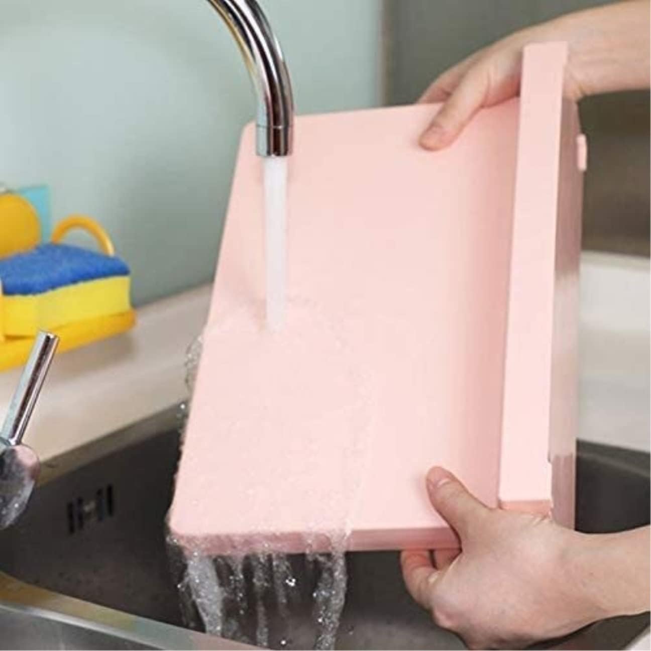 ZAEGODouble-Side Magnetic Resin Kitchen Knife Holder for Counter