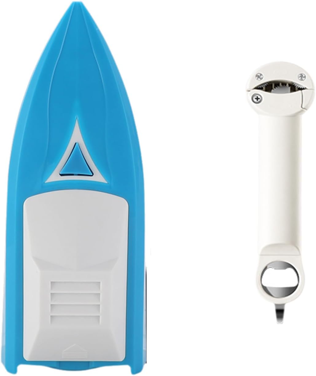 EASY-TO-USE 2 IN 1Electric Can Jar Opener Blue White