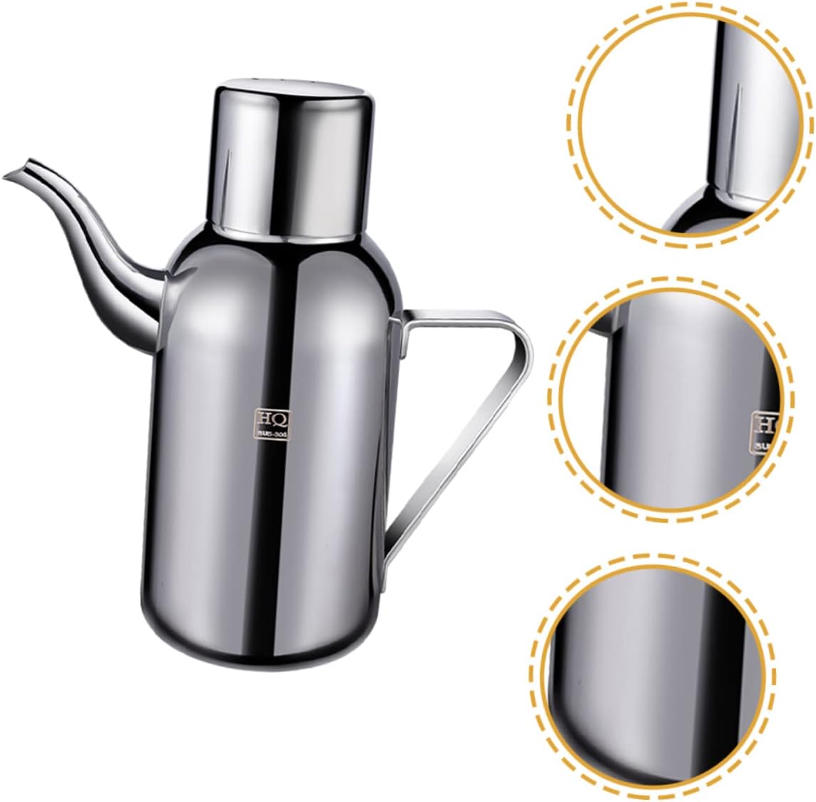 Stainless Steel Oil Vinegar Dispenser Portable Durable