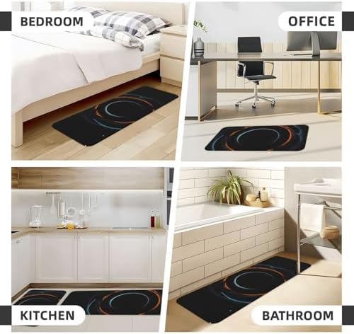 Mysterious Cosmic Black Holes Print Kitchen Mats