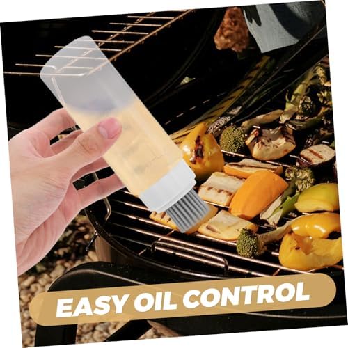 Cabilock - Oil Vinegar Dispenser with Brush 2-Pack