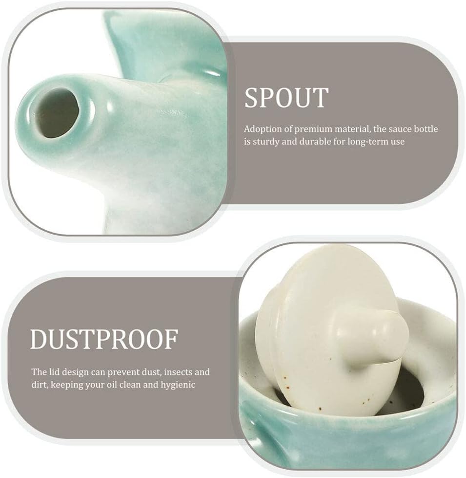 Callaron 2-Piece Soy Sauce Pot Vinegar Pot Dispenser
