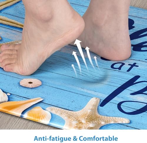 Perfect Coastal Comfort Mat for Kitchen Standing