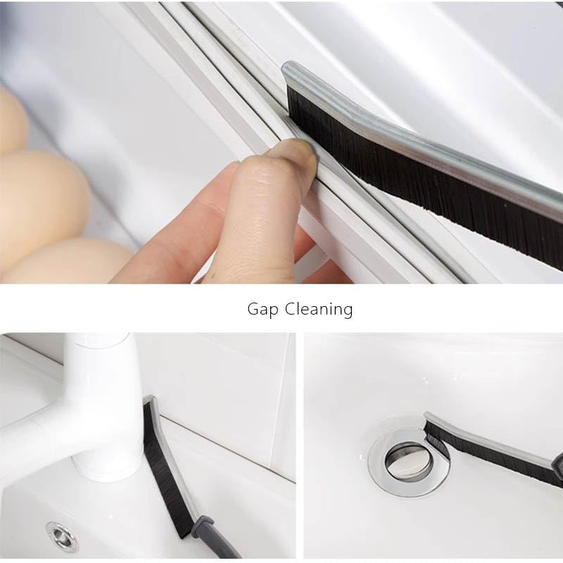 3-Piece Multifunctional Crevice Cleaning Brush Set