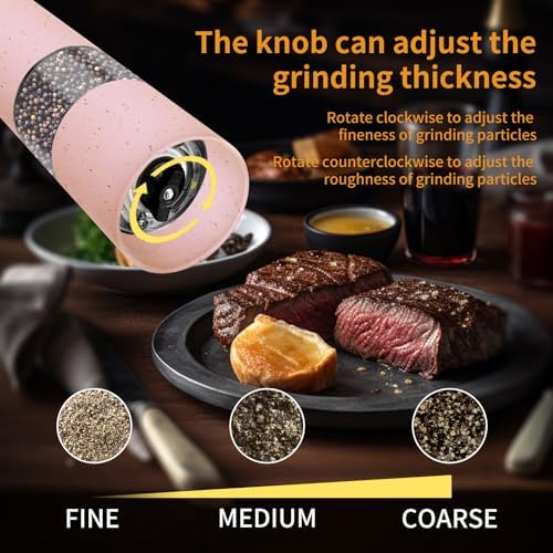 Luxury Design Electric Salt and Pepper Mill Set
