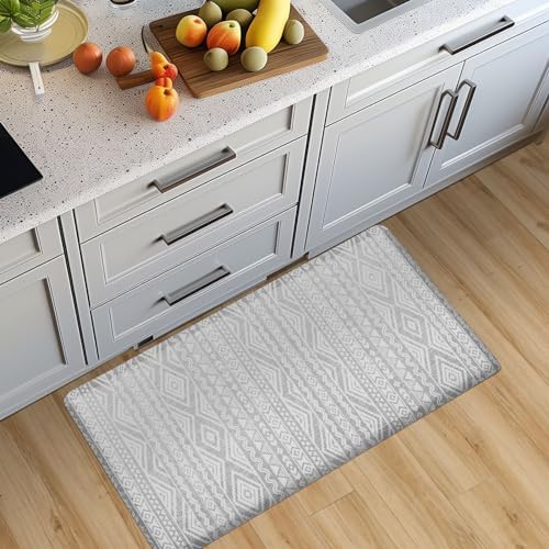 FRESHMINT Boho Kitchen Mat 173x39 Non-Slip Mat