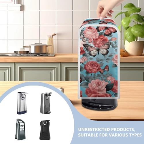Stylish Can Opener Cover with Gothic Butterfly for Dust Protection